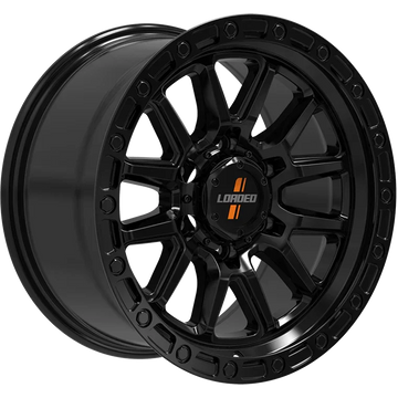 Loaded Stockton Wheels in Satin Black - Brixton 4x4 - Buy Online Now!